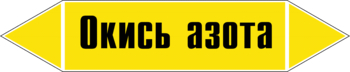 Маркировка трубопровода "окись азота" (пленка, 507х105 мм) - Маркировка трубопроводов - Маркировки трубопроводов "ГАЗ" - магазин "Охрана труда и Техника безопасности"